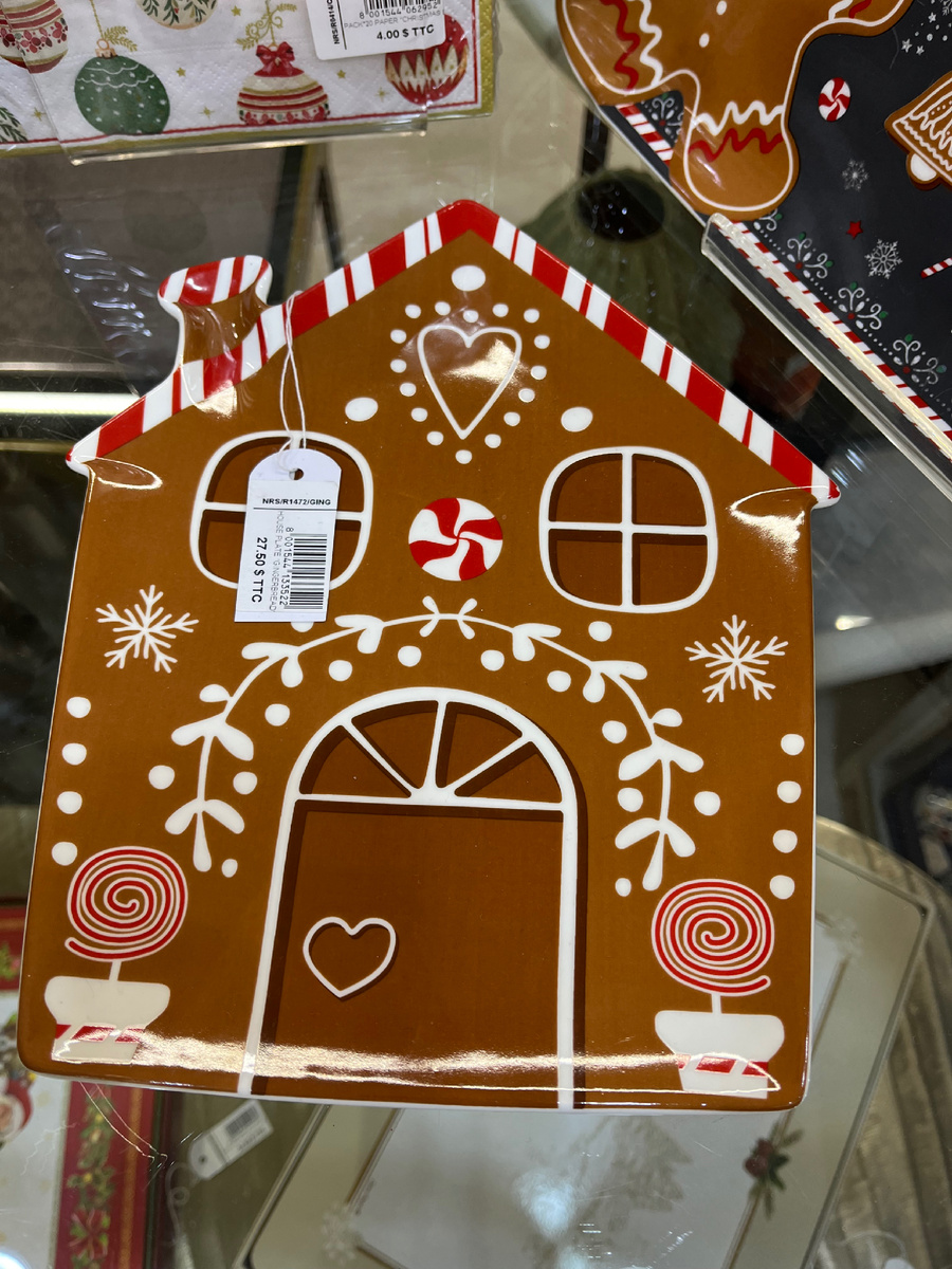 Тарелка пряничный домик 