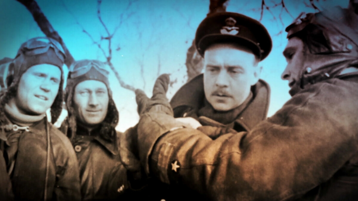 Борис Сафонов и его боевые товарищи.