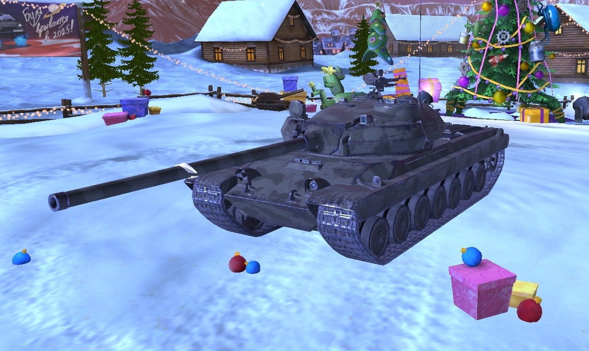 Первый танк, на котором я получил отметку