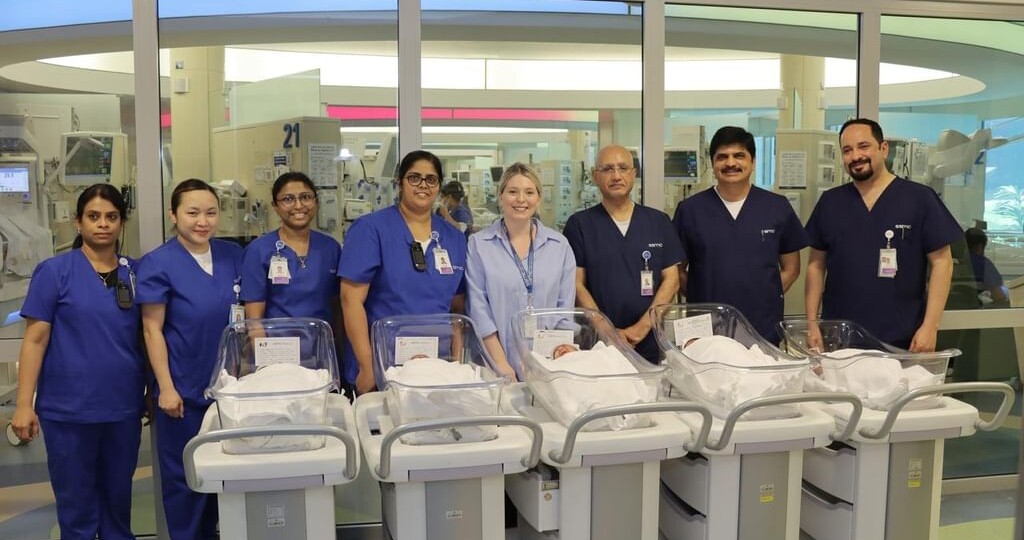 В Абу-Даби родились пятерняшки