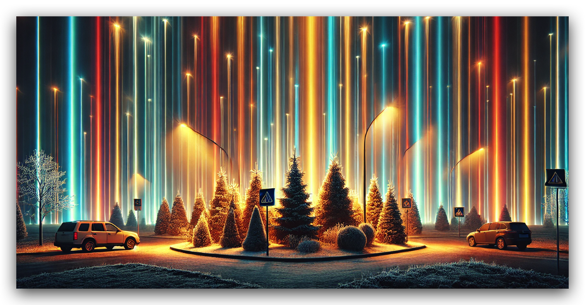 Столбы света
