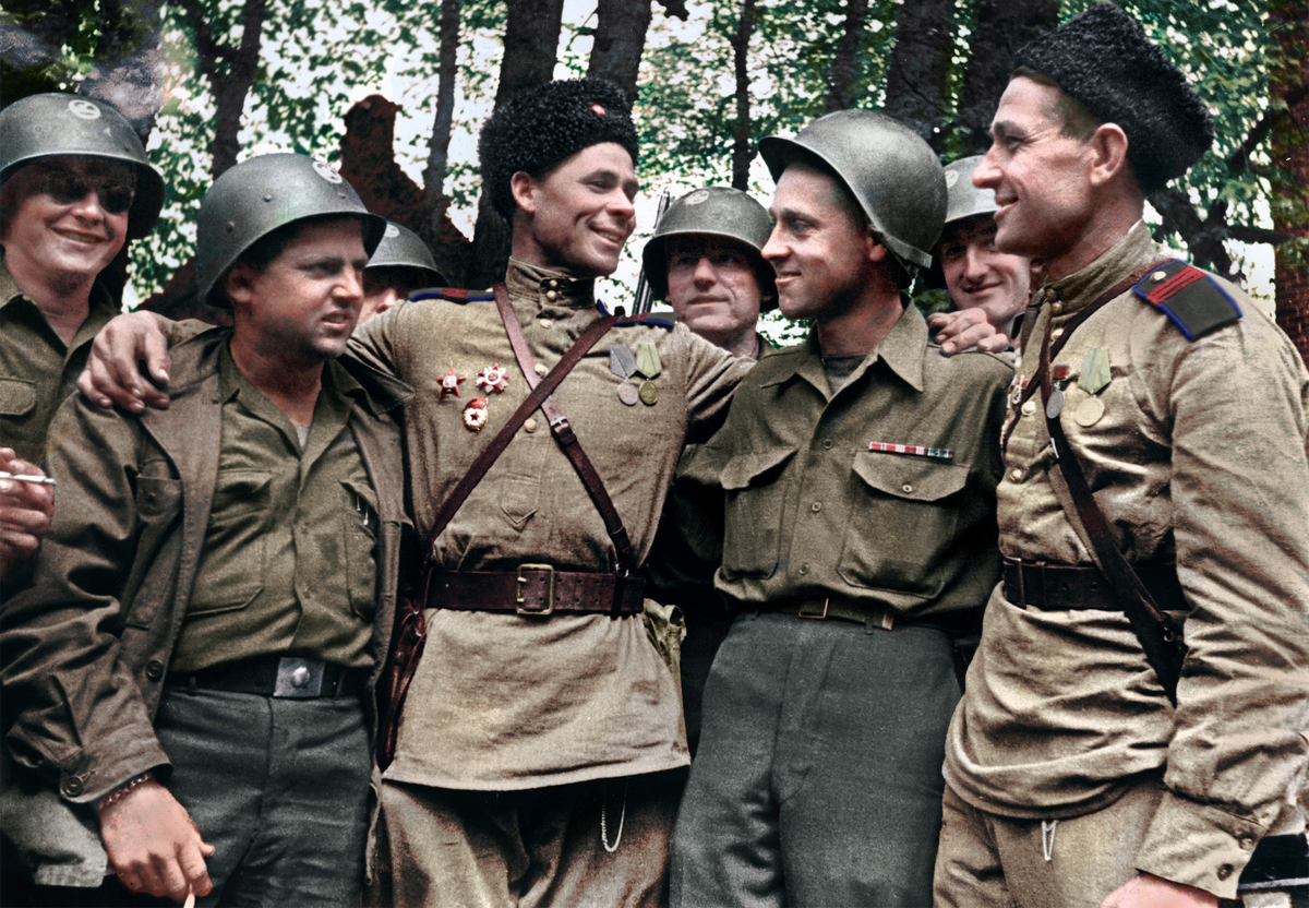 Союзники реальные. На Эльбе.