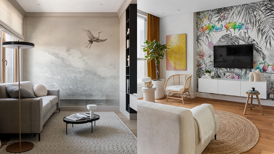 Слева проект Юлии Бабинцевой. Справа проект Ирины Шевченко