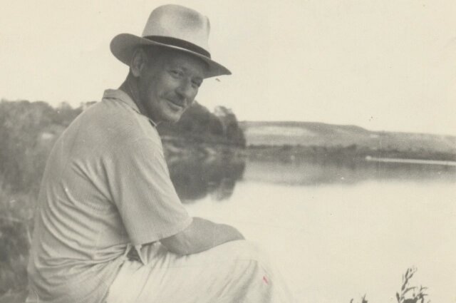    М. А. Шолохов на реке Хопёр. 1955 г. Фото П. Гавриленко. Фото:  АиФ/ Из фондов Государственного музея-заповедника М.А. Шолохова