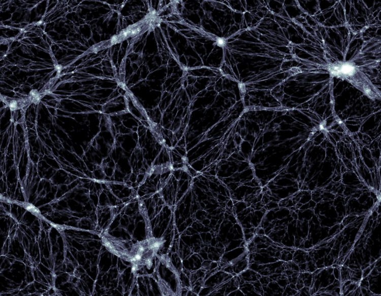 Так выглядит распределение материи в нашей вселенной.