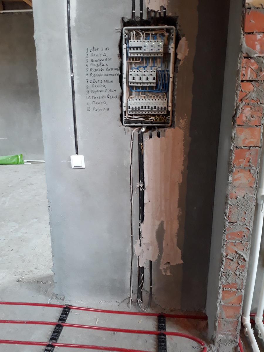 Внутренний электрический щит