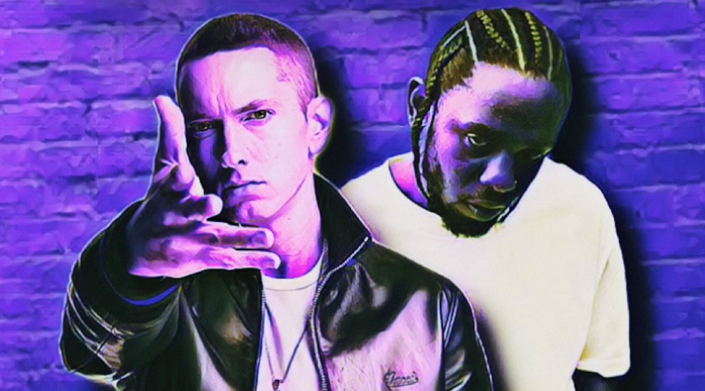     Эминем и Кендрик Ламар / Скриншот из видео «Kendrick Lamar