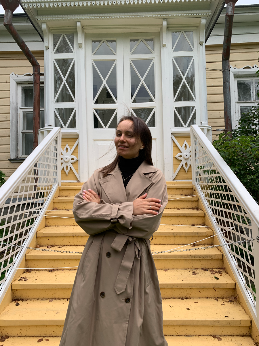 Автор в усадьбе Мураново Тютчева 