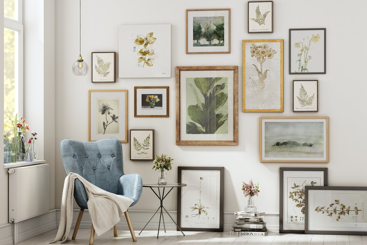 Интеграция постеров в интерьер (фото: cdn.divan.ru)