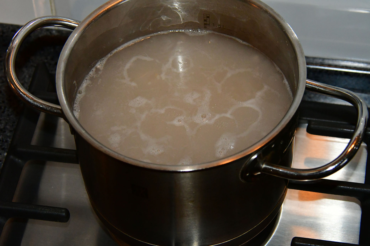 Отвариваем крупу