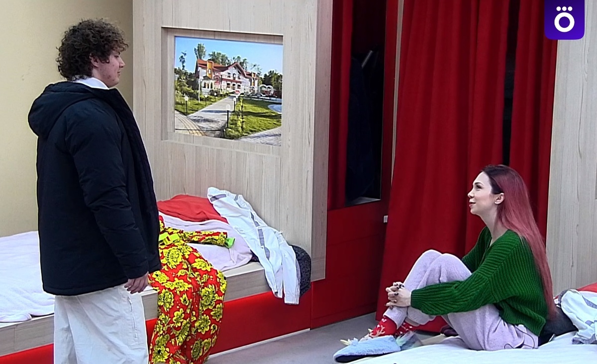 Игорь Черкасов и Настя Королёва (фото из эфира на «Okko»)