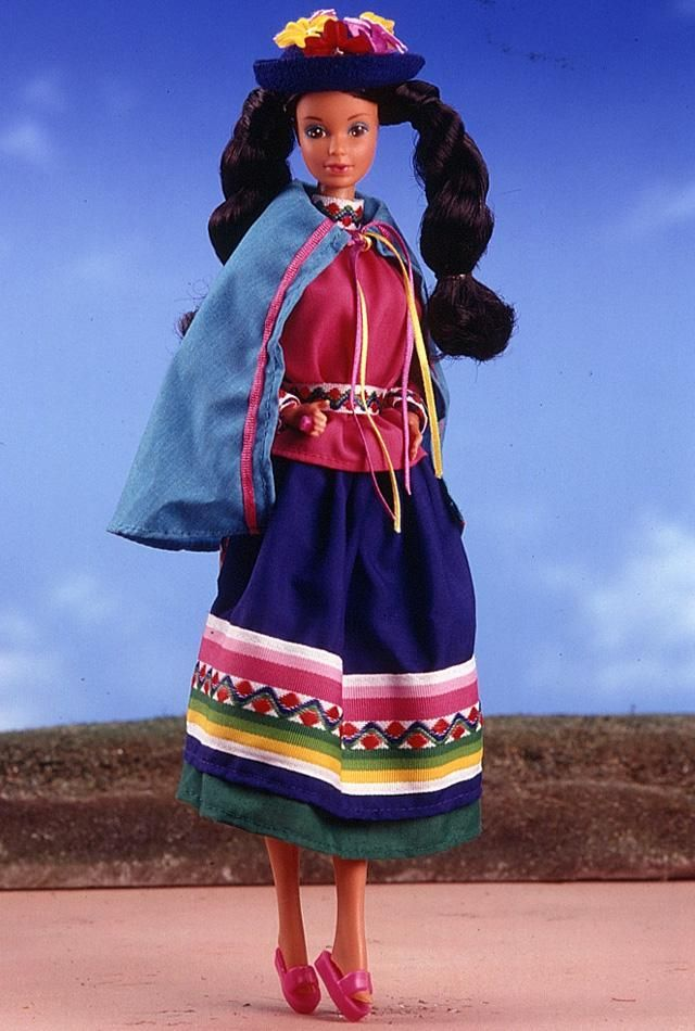 1986 Peruvian Barbie Doll, Mattel 