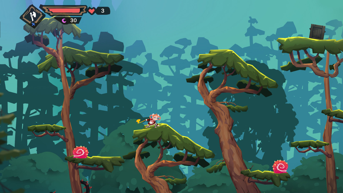 С виду, обычный двухмерный платформер. Все красочно, красиво. 