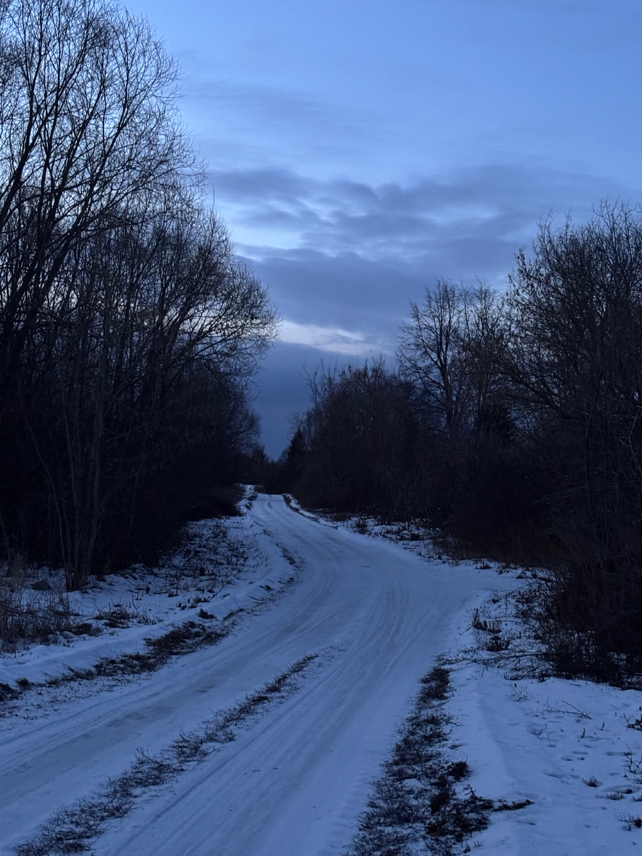 Вечерняя дорога.