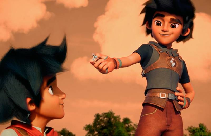 Кадр из фильма «Zak & Wowo, la légende de Lendarys». Режиссер: Филипп Дюшен. Производство: 2 Minutes Animation, Caramel Film, Made in PM, Perpetua Capital. Прокат: Наше Кино