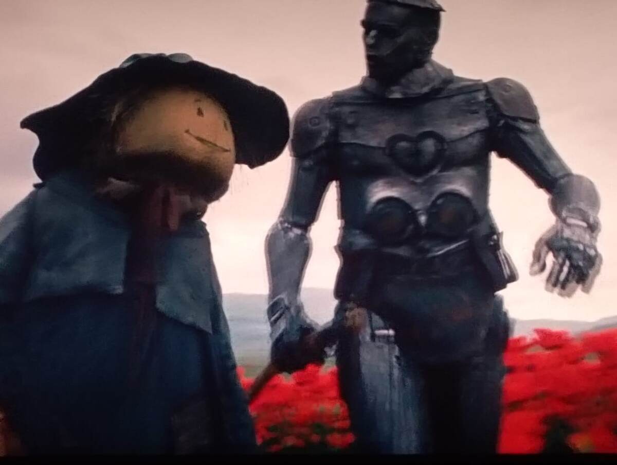 Страшила и дровосек. фото автора