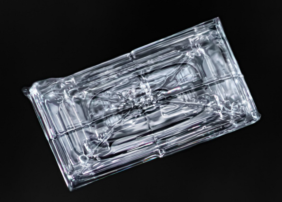 Кен Либбрехт хорошо описал это в своей книге «Снежные кристаллы: A Case Study in Spontaneous Structure Formation (стр. 48-55), но нигде не обсуждается 8-сторонний клиновидный дизайн, который мы видим здесь. Существуют кристаллы с наконечником стрелы, скрещенные пластины, сдвоенные колонны и множество вариантов каждого из них, но это снежинка-единорог.

Нет сведений о том, был ли подобный ледяной кристалл когда-либо был задокументирован кем-либо в истории ранее.