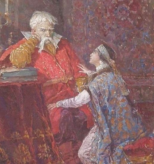 Иллюстрация к поэме А.С. Пушкина "Полтава". Из открытого источника