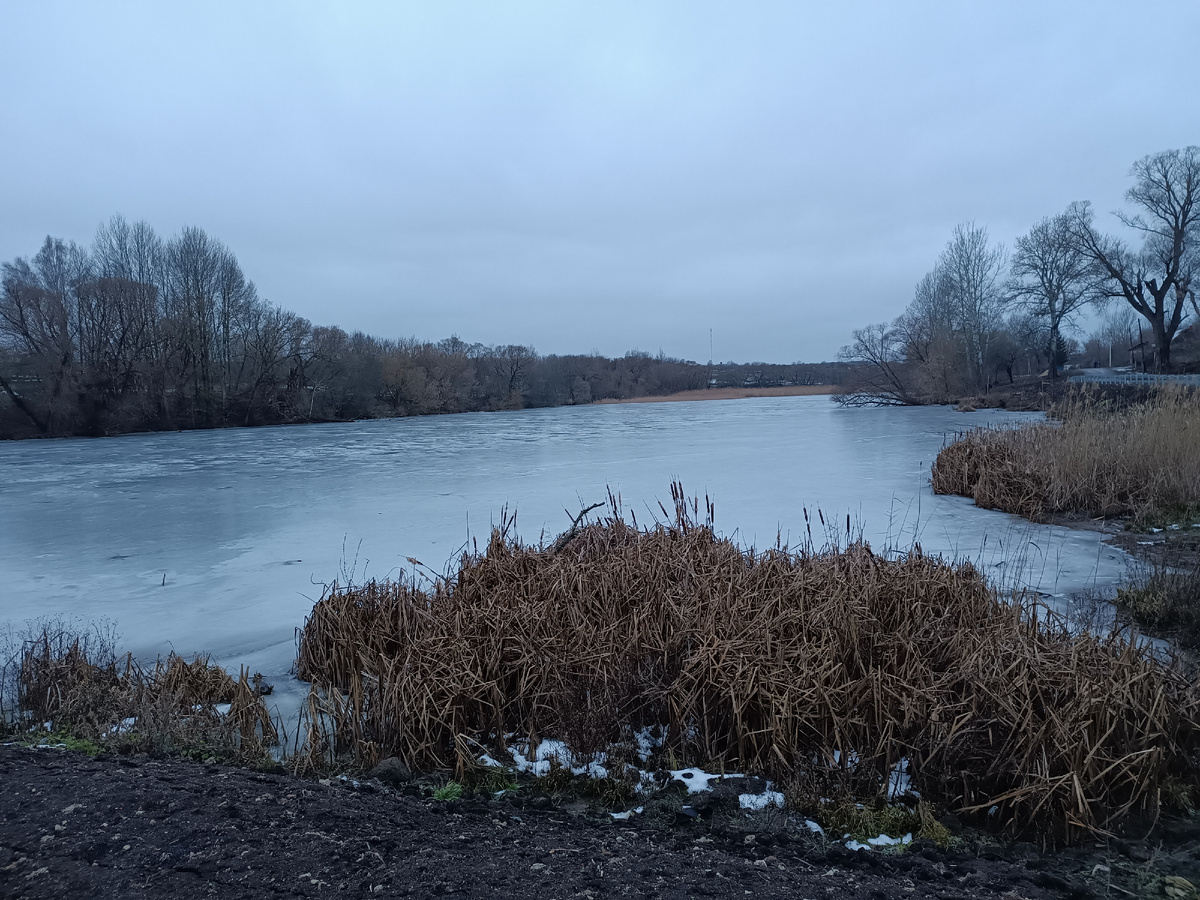 Вот такая погода была 1 января у нас в деревне