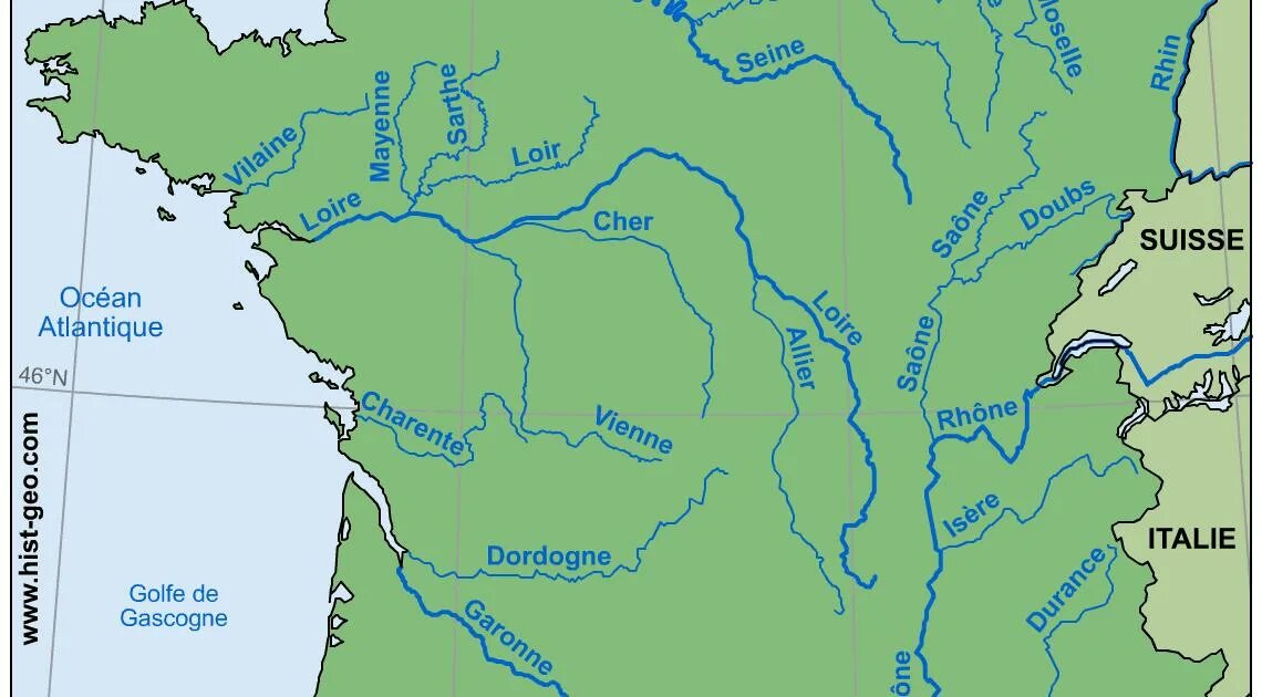 Реки Франции