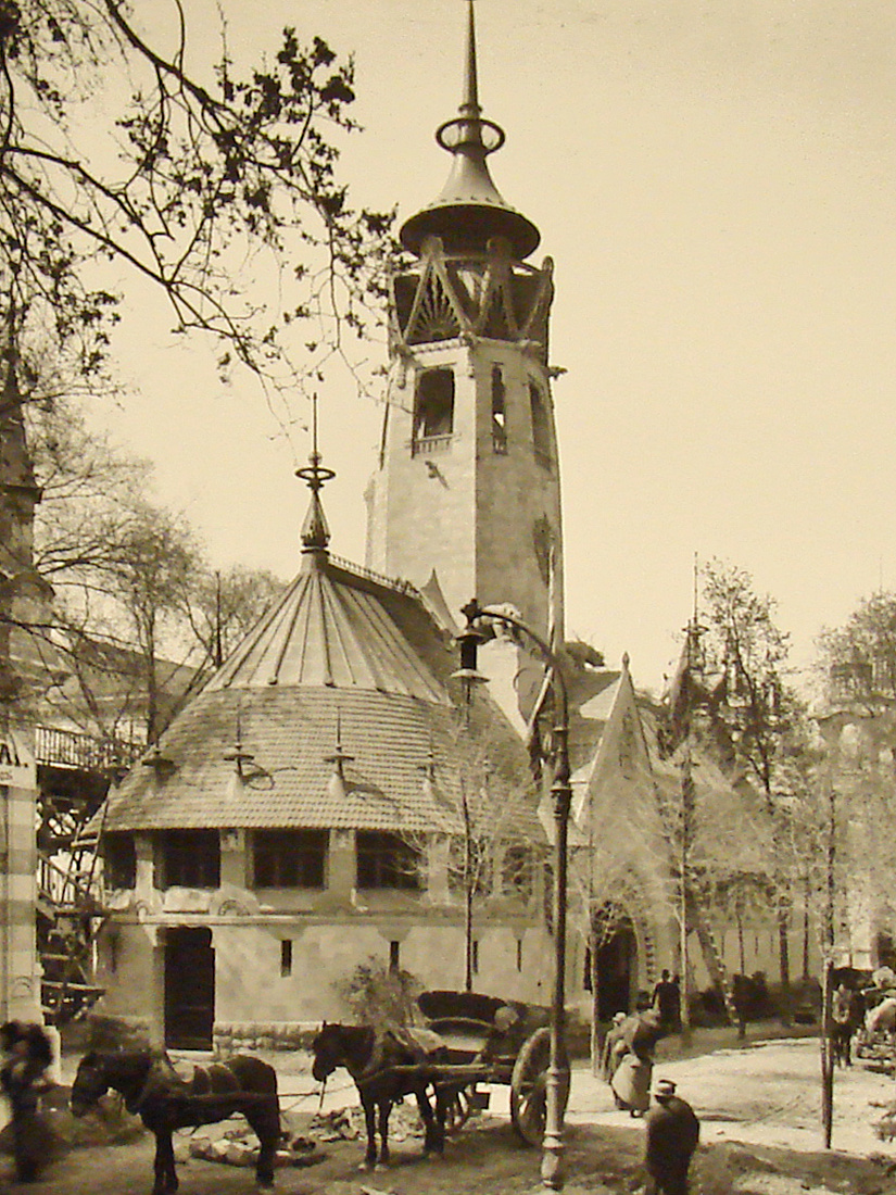 Павильон Финляндии для всемирной выставки в Париже в 1900 году