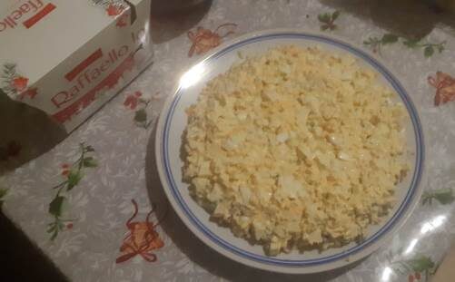 салат-торт  «Мужской зимний» 