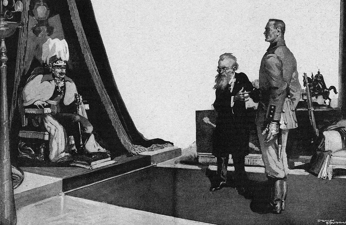 «Вы спрашиваете меня, ваше величество, эффективен ли он. Я отвечаю, эффективнее, чем до того, как он пал в битве».