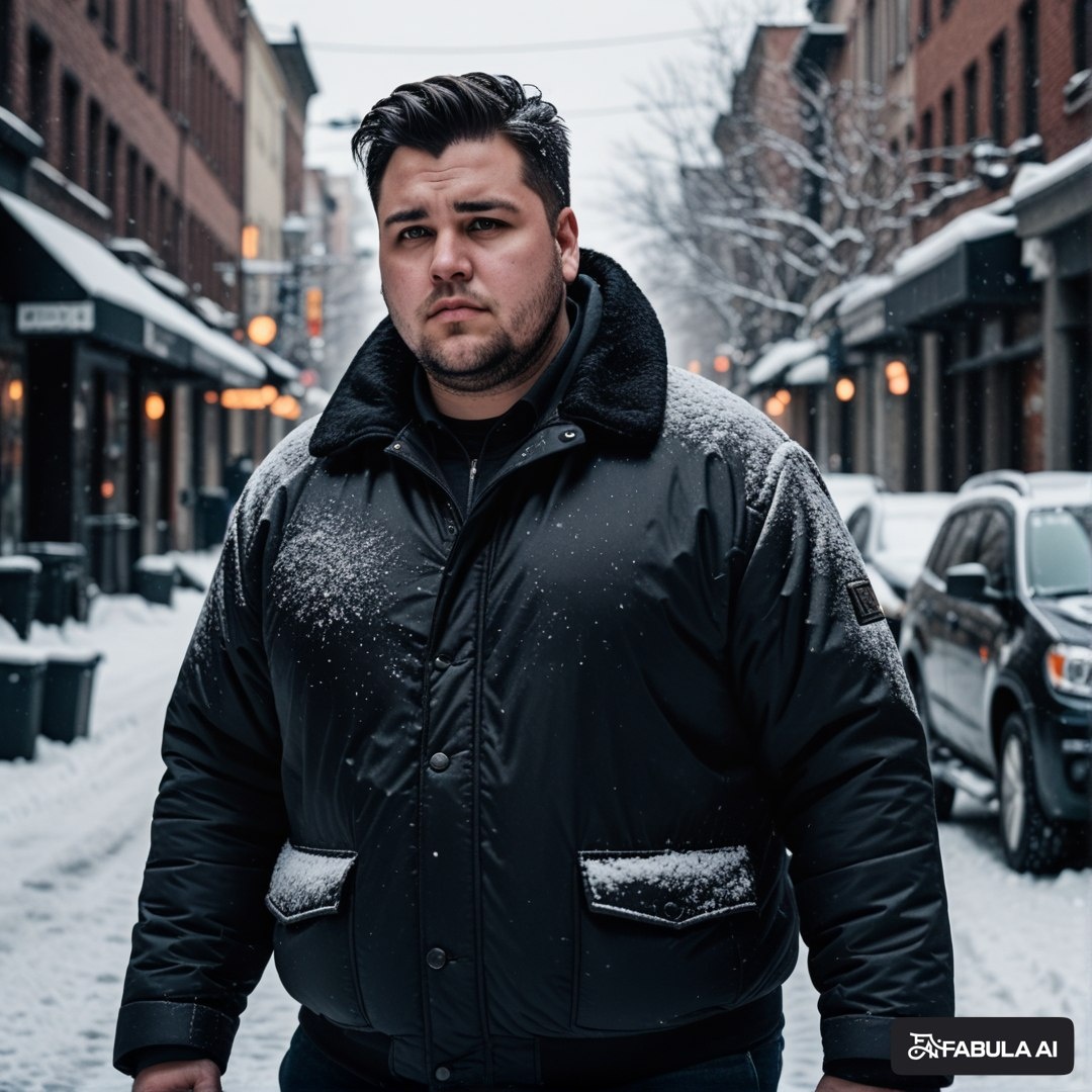 Мой постройнее и выбрито лицо вроде, но мне отказались сделать такого парня, а ещё добавить стройную и красивую меня) 