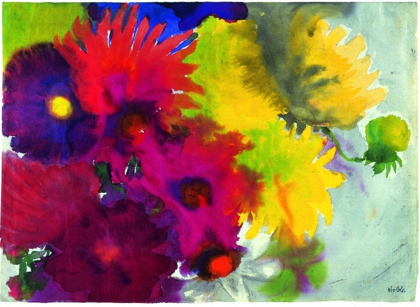 Эмиль Нольде. Георгины. Потрясающий художник