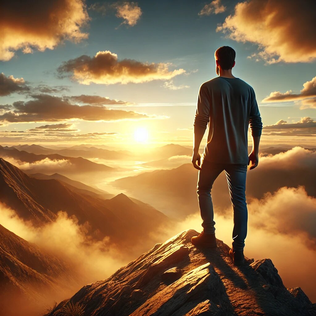 Саморазвитие подобно тому, как человек покоряет горы - он покоряет самого себя.