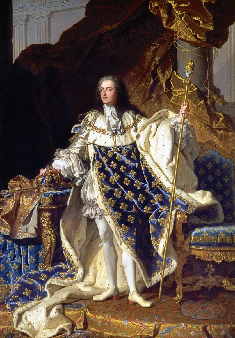 Людовик XV в коронационных одеждах (1730) /Гиацинт Риго/