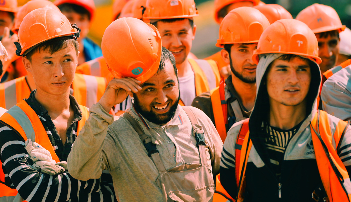 Трудовые мигранты из Средней Азии. 