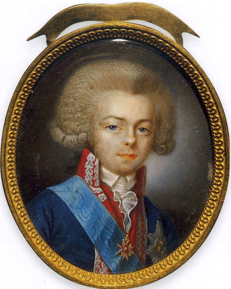 А. Ф. Г. Виолье. Портрет К. Вюртембергского. 1790-1791.