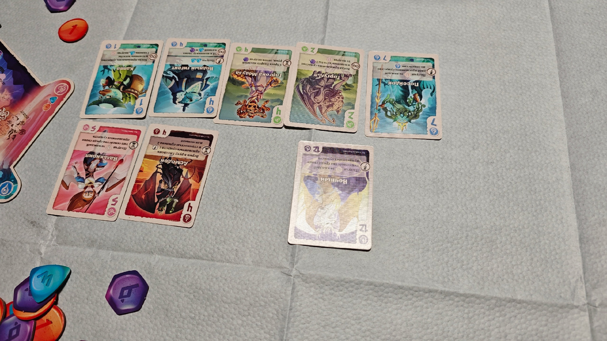 настольная игра, карточная игра, эврикус, долина вечности, карточный движок