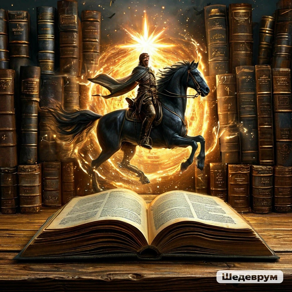 И уносит меня, и уносит меня на чёрном горячем коне-е!.. В звенящую фентези-да-аль... 