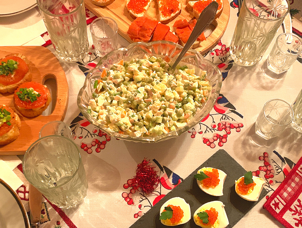 Оливье на Новогодний стол