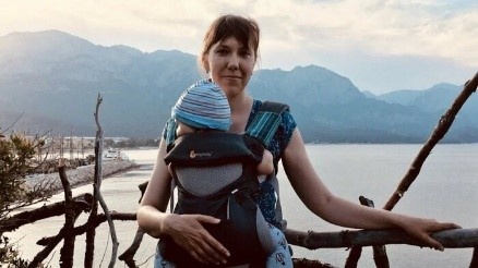 Анастасия Пыхтеева с сыном. Фото из t.me/malderstory