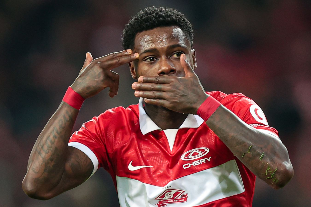 Бывший футболист московского "Спартака" нидерландец Квинси Промес. Фото из интернета.