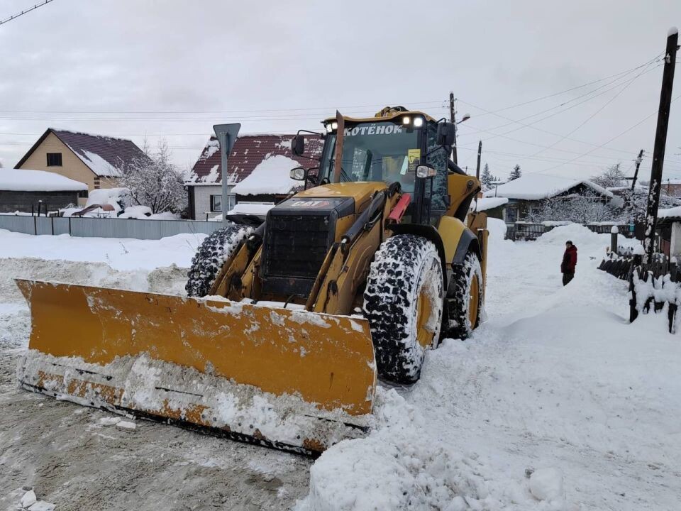    Уборка снега в Горном Алтае. Источник: Петр Громов