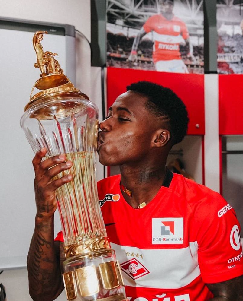 Бывший полузащитник московского "Спартака"  Квинси Промес. Фото из интернета.