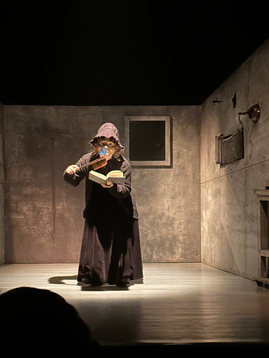 Сцена из спектакля «Комната Герды» по сказке Г.Х.Андерсена. Театр «Особняк». Фото автора. 