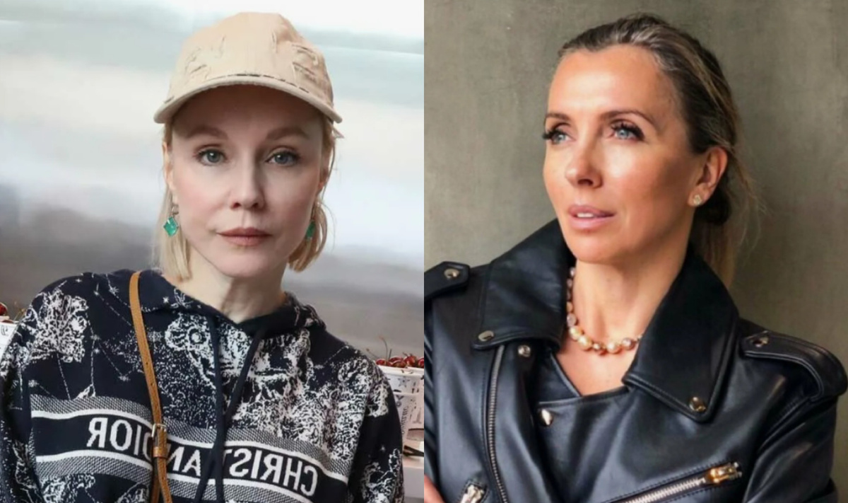 на фото слева Марина Зудина, справа Светлана Бондарчук 