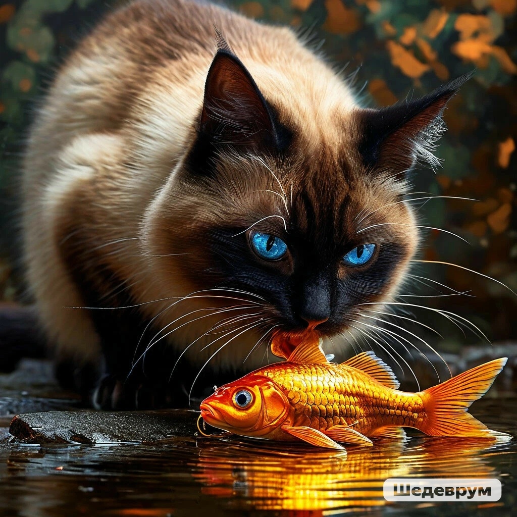 Уговаривала шедеврум показать и доллары тоже, но он их под кота подложил.