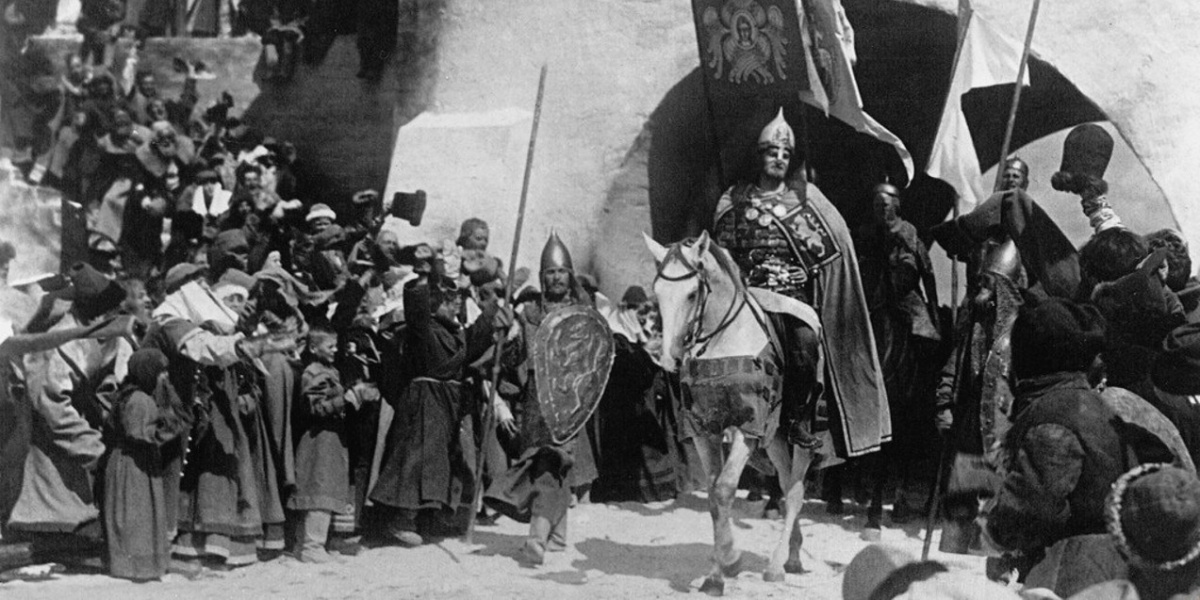 кадр из фильма «Александр Невский» 