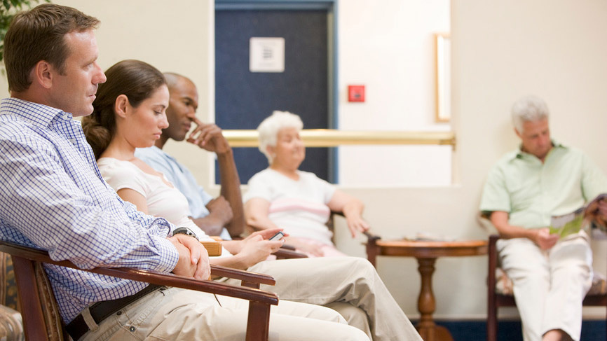 очередь к врачу