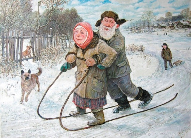 Картина художника Леонида Баранова. С сайта aziko.ru