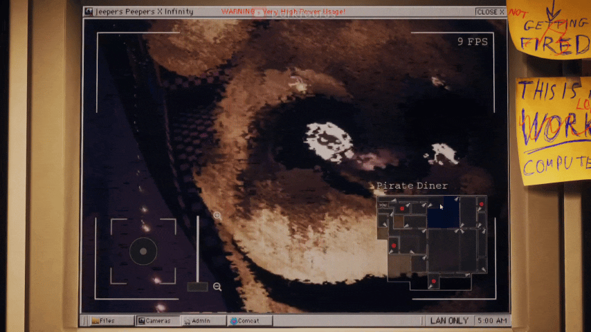 Скример Золотого Фредди.