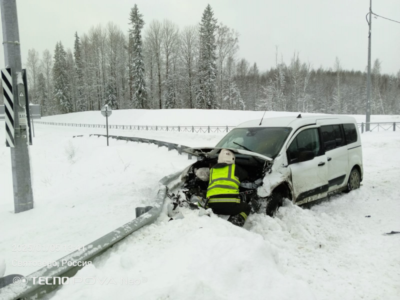    Один человек пострадал в ДТП в Пряжинском районе КарелииГКУ РК "ОПС по Пряжинскому району"