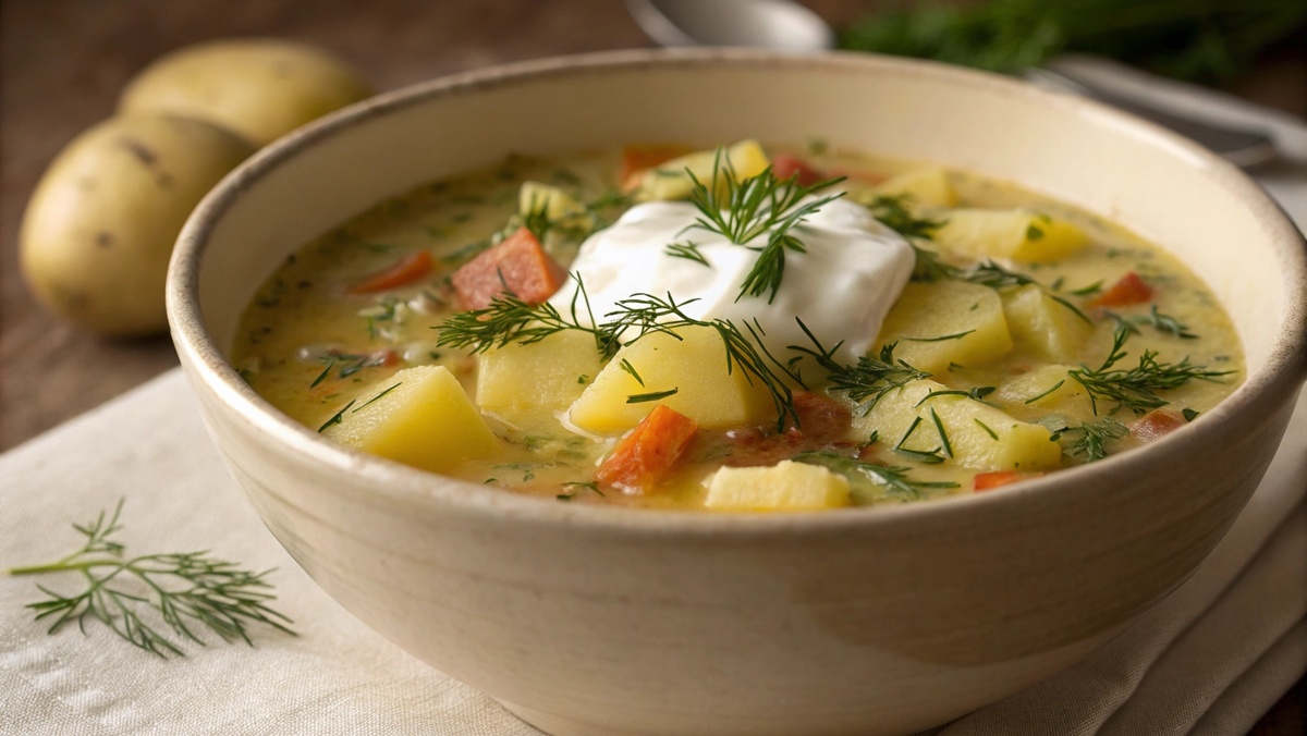Чешская картофельная похлёбка