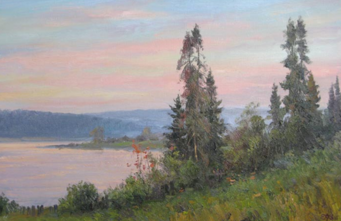 "Утро..." 40 х 60 см. 2011г